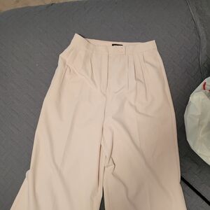 Express Cream Wide Leg Women's Pants